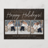 Snow & Woodミニマ素朴リスト3写真 シーズンポストカード (正面)