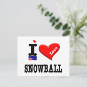 SNOWBALL – 大好き –  ポストカード (スタンド正面)