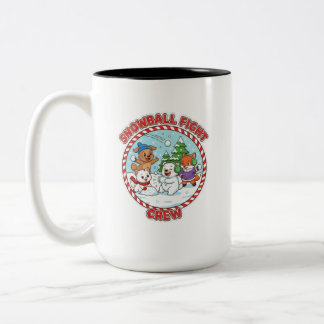 Snowball Fight Crew 15 oz Two-Tone Coffee Mug ツートーンマグカップ