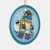 Snowball Monster セラミックオーナメント (右)