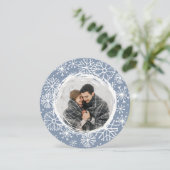 Snowball Round Holidayフォトカード |空 シーズンカード (スタンド正面)