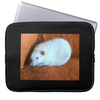 Snowball White Ratノートパソコンバッグ ラップトップスリーブ