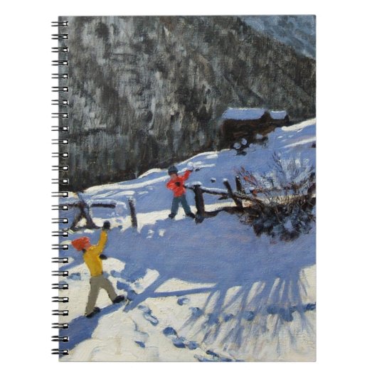 Snowballers Zermatt ノートブック (正面)