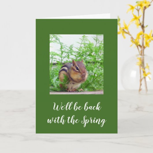 Snowbirdのリターン カード (黄色い花)