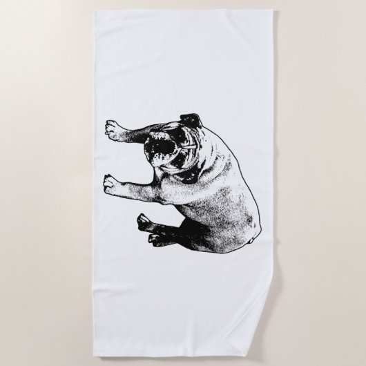 Snowbird Linework ビーチタオル (正面)