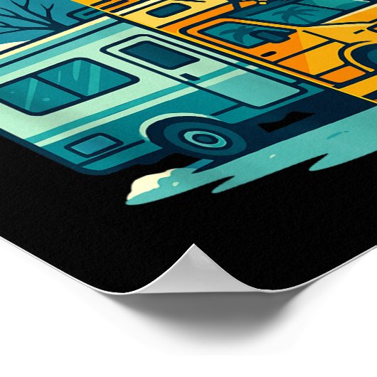 Snowbird Status Permanently Defrosted Rv Camng Ret ポスター (角)