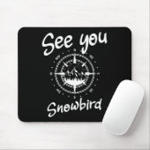 Snowbird Usa Vacation Ski Compであなたを見る マウスパッド (マウス)