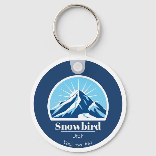 Snowbird Utah USA ギフト お土産 キーホルダー (正面)