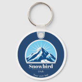 Snowbird Utah USA ギフト お土産 キーホルダー (裏面)