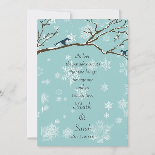 Snowbirds 2の招待状 招待状 (正面)