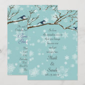 Snowbirds 2の招待状 招待状 (正面/裏面)