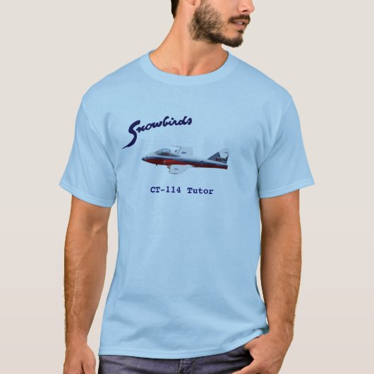 Snowbirds CT-114の個人教師のワイシャツ Tシャツ (正面)