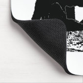 snowBOARDまたはdie マウスパッド (コーナー)