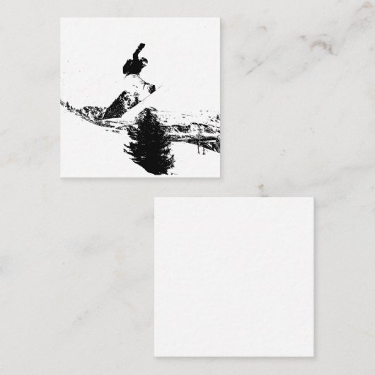 Snowboard スクエア名刺 (正面/裏面)