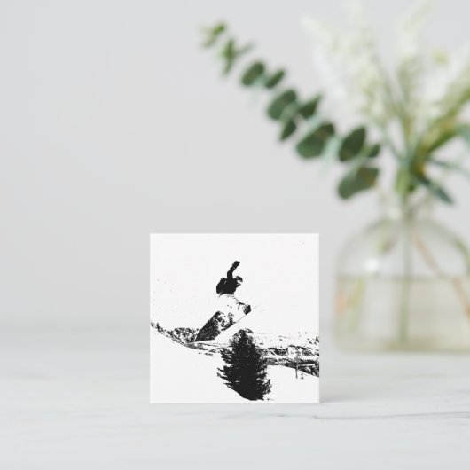 Snowboard スクエア名刺 (スタンド正面)