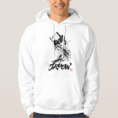 Snowboard Brush Art - Skier jump パーカ (正面)