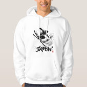 Snowboard Brush Art - Skier Slush パーカ (正面)