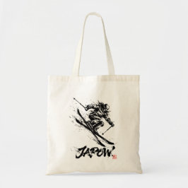 Snowboard Brush Art - Skier Women トートバッグ