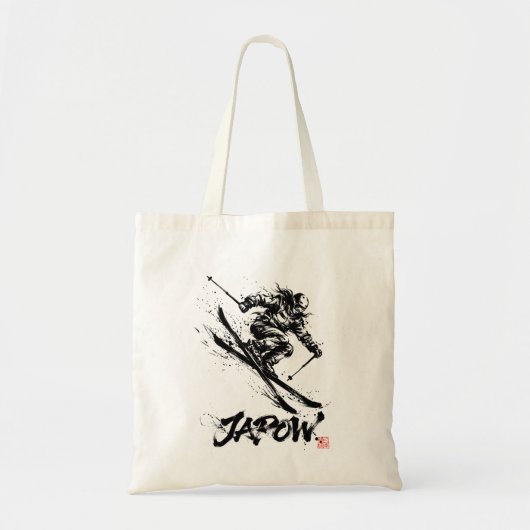 Snowboard Brush Art - Skier Women トートバッグ (正面)