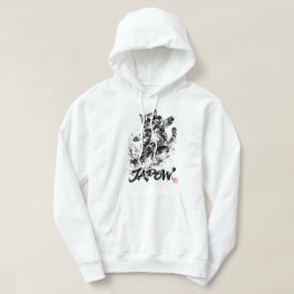 Snowboard Brush Art - Snowboarder cat パーカ