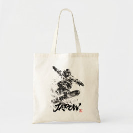 Snowboard Brush Art - Snowboarder Light トートバッグ