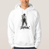 Snowboard Brush Art - Standing Samurai Musashi パーカ (正面)