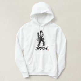 Snowboard Brush Art - Standing Samurai Musashi パーカ
