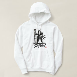 Snowboard Brush Art - Standing Samurai Ski パーカ