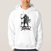 Snowboard Brush Art - Standing Samurai snowboard パーカ (正面)