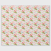 Snowboard Christmas Holiday Gift ラッピングペーパー (フラット)