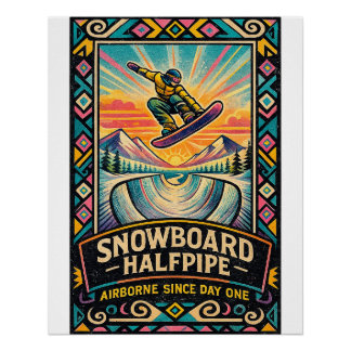 “Snowboard Halfpipe – Airborne Since Day One  ポスター