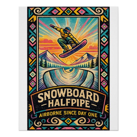 “Snowboard Halfpipe – Airborne Since Day One  ポスター (正面)