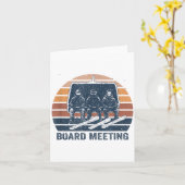 Snowboard Meeting Snowboarding Vacation Skiing  カード (黄色い花)