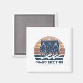 Snowboard Meeting Snowboarding Vacation Skiing  マグネット (正面/裏面)