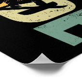 Snowboard Ride Vintage Retro ポスター (角)