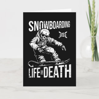 Snowboard Skeleton Snowboarding - Winter Sports Sn カード