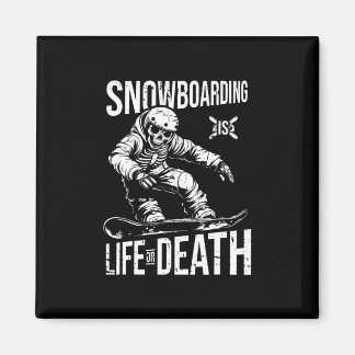 Snowboard Skeleton Snowboarding - Winter Sports Sn マグネット