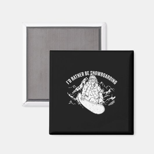 Snowboard Skiing Snowboarder Competitive Activity  マグネット (正面/裏面)