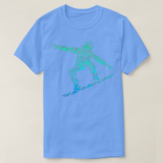 Snowboard Snowboarder Snowboarding Men Boys Kids  Tシャツ (デザイン正面)