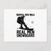 Snowboard Snowboarder Snowboarding Ski Gift Idea ポストカード (正面)