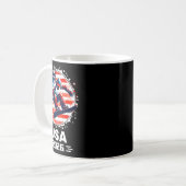 Snowboard Usa Go Usa Team Usa Flag 2026スノーボードディ コーヒーマグカップ (正面左)