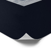 SNOWBOARDER飛んでいるフォトやる気を起こさせるプリント ポスター (角)