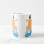 Snowboarder コーヒーマグカップ (中央)