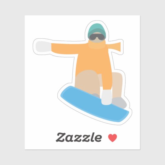 Snowboarder シール (シート)