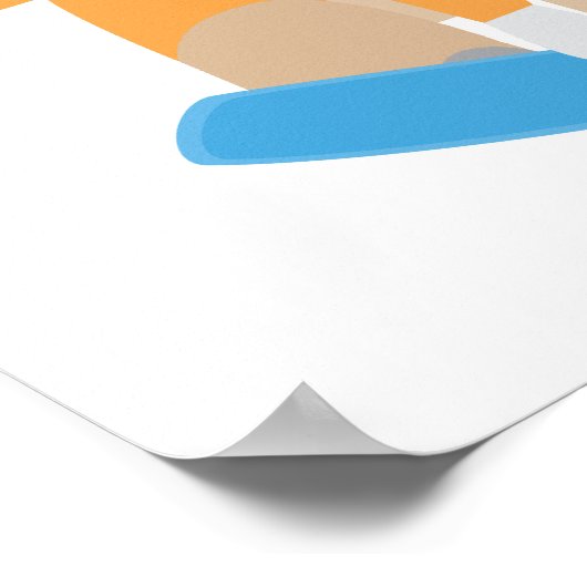 Snowboarder ポスター (角)