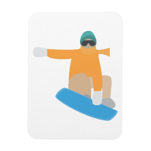 Snowboarder マグネット (縦)