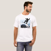 Snowboarder Action Jump Tシャツ (正面フル)