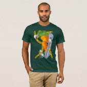 Snowboarder and fence tシャツ (正面フル)