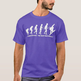 Snowboarder Evolution of Snowboarding  Tシャツ