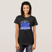 Snowboarder I'd Rather Be Snowboarding Snowboard Tシャツ (正面フル)